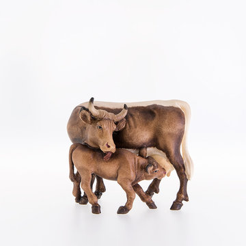 Cow with calf LE22002 (3,15", color)