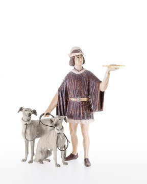 Page with incense LE10000-05A (4,72", stained 3 col.)