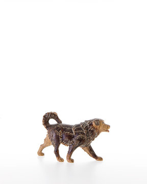 Shepherd dog LE10000-40 (4,72", stained 3 col.)