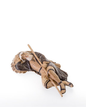 Sleaping shepherd LE10000-43 (4,72", stained 3 col.)