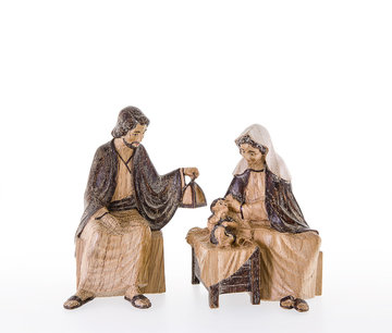 Holy Family art.nr.2+3 LE10000-S3 (4,72", stained 3 col.)