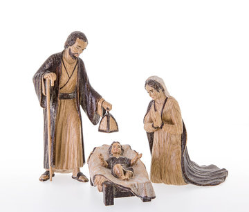 Holy Family art.nr.1+2A+3A LE10000-S3A (4,72", stained 3 col.)