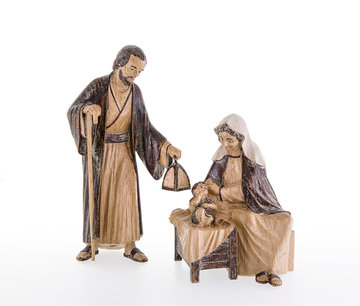 Holy Family art.nr.2+3A LE10000-S3B (4,72", stained 3 col.)