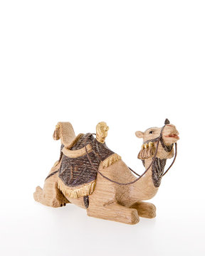 Camel lying down LE24025--A (4,72", stained 3 col.)