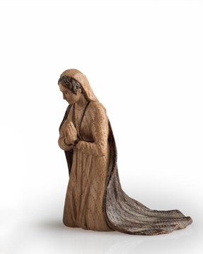 Maria kniend LE10000-02A (12 cm, 3f.gebeizt)