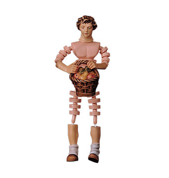 Pastore con cesto di frutta LE10900-08 (20 cm, colore)