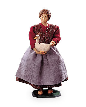 Donna con anatra LE10901-11 (20 cm, colore)