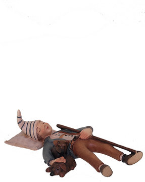 Sleeping shepherd LE10200-58 (8 cm, colore)
