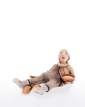 Begger with soup bowl LE10200-66 (8 cm, colore)