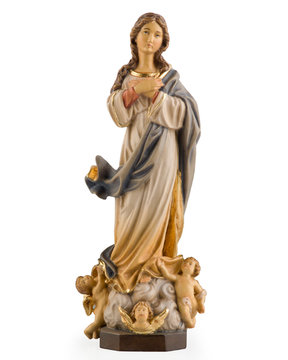 Maria Empfaengnis LE10148 (16 cm, lasiert)