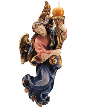 Angel candle - holder LE10197 (9,84", color)