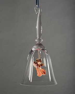 Campana d.cristaLELEo - AngeLEo fisarmonica LE10259-HF (20 cm, colore)