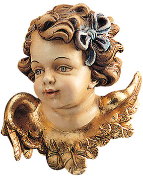 Cherub with bow LE10264-C (2,76", color)
