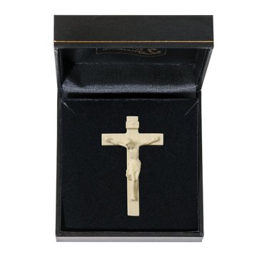 Rosenkranz Kreuz mit Etui PE721006 (3 cm, natur)