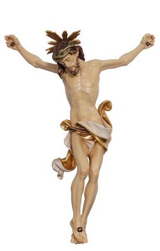 Christus Leonardo mit Strahlen PE681001 (12 cm, lasiert)