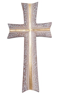 Symbolkreuz La Speranza Rustico PE707072R (16 cm, 3f.gebeizt)