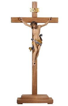 Christus Leonardo auf Stehkreuz gerade PE708000 (8 cm, lasiert)