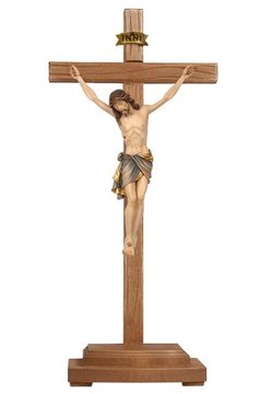 Christus Siena auf Stehkreuz gerade PE708001 (8 cm, lasiert)