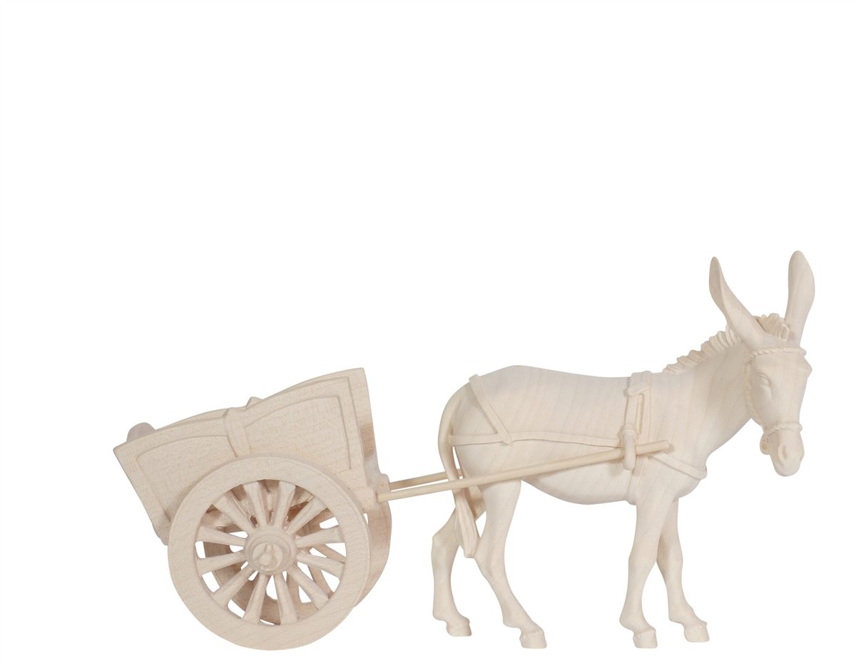 RA Donkey with cart Woodcarving, nativity and chess set in wood