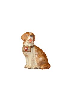Bernardiner Hund PE768000 (4 cm, lasiert)