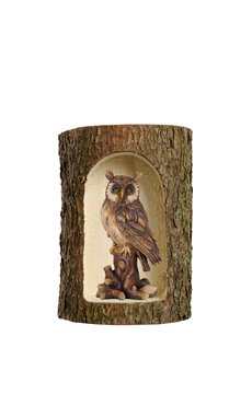 Owl on tree trunk in a tree trunk PE757009 (1,57", color)
