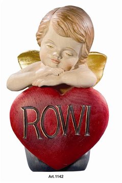 Eros Angioletto dell`Amore con brillante e scatola RO1142B (5 cm, colore)