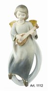 Modern Angel w/Mandolin - Wall Hanging 