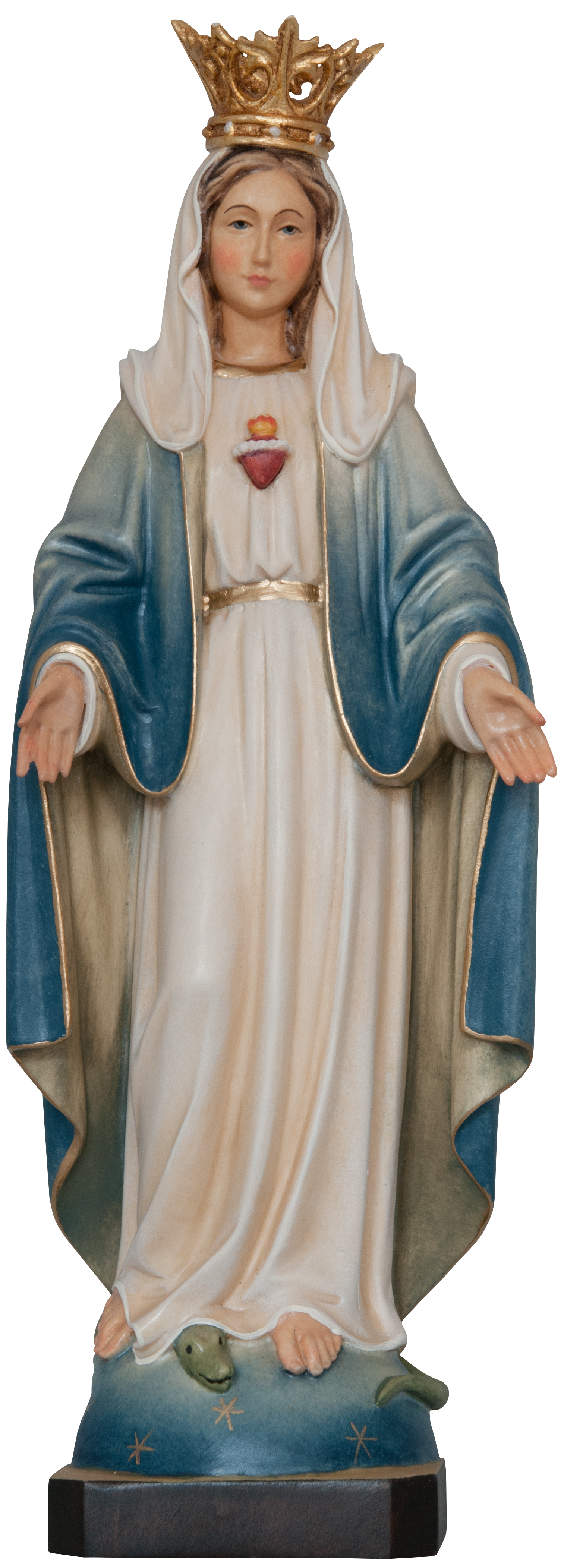 Herz Maria Statue Maria Unbefleckte Krone Holzschnitzereien Und Krippen Aus Groden Demetz Patrick