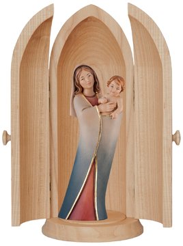 Nicchia con madonnina 5cm SA502 (8 cm, colore)