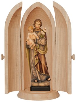 Niche with Saint Joseph with child SA511 (3,94", color)