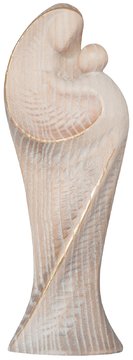 Meditationsmadonna mit Kind Rustikal SA1062E (11 cm, lasiert)