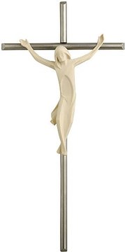 Kreuz Edelstahlbalken SA3158 (12 cm, natur)