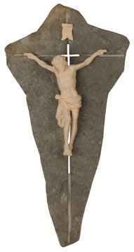 Dolomiten Corpos auf Sedimentgestein SA3168 (13 cm, lasiert)