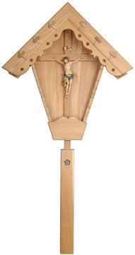 Feldkreuz mit Dolomiten Corpus SA3181 (22 cm, lasiert)