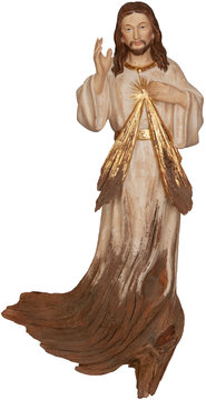 Gesú misericodioso in radice SA3202W (17 cm, oro puro)