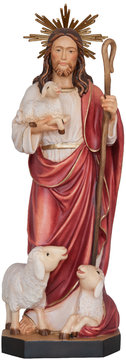 Jesus the good sheppered with halo SA32044 (6,69", color)