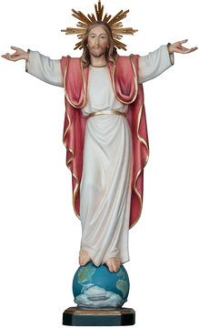 Jesus on globe with halo SA32144 (10,24", color)
