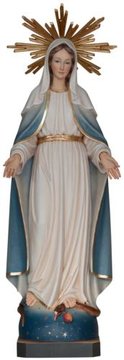 Madonna delle grazie con aureola SA33002 (11 cm, colore)