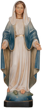 Madonna delle Grazie staua in legno SA3301 (14 cm, colore)