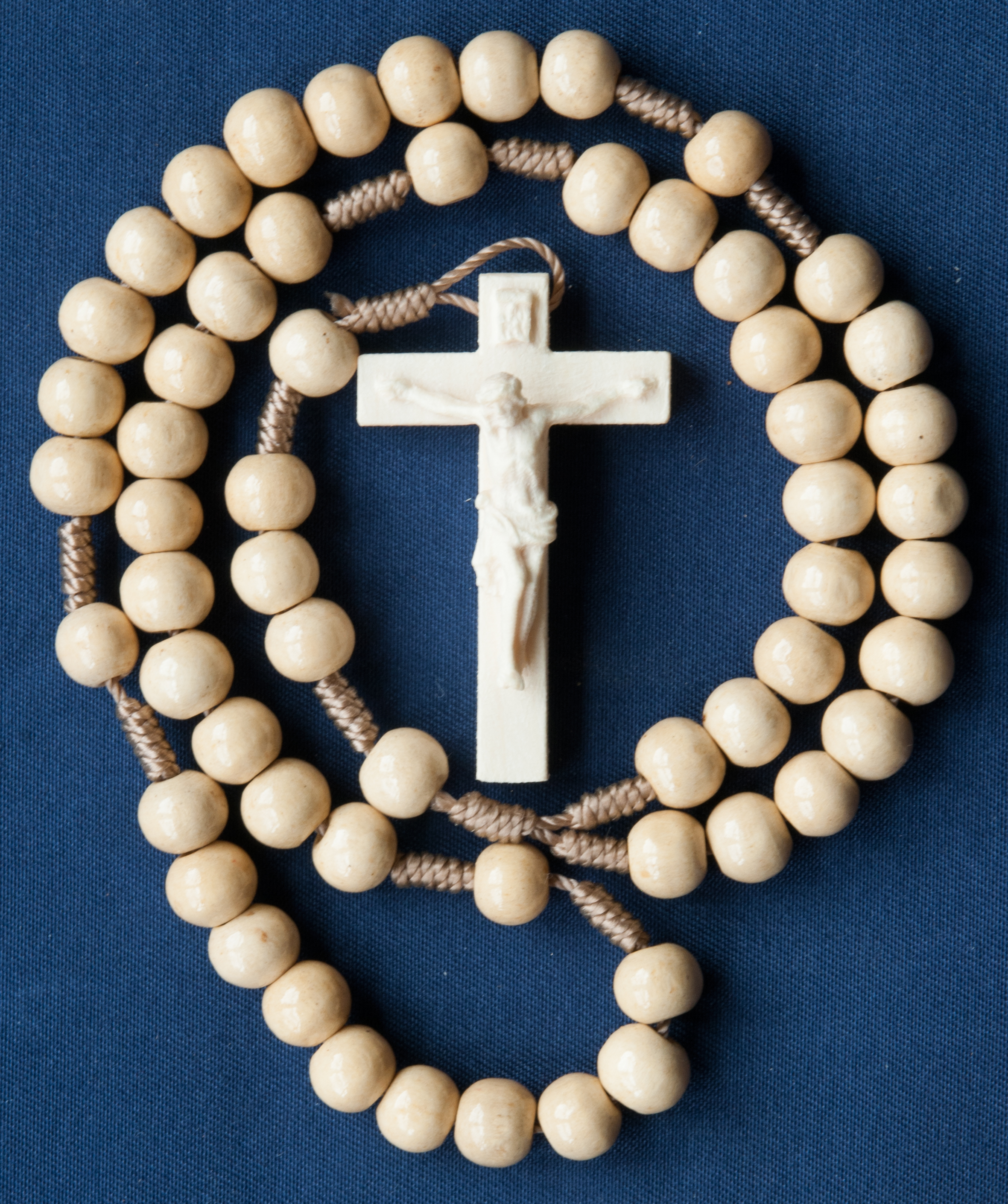 Rosario Perline Di Preghiera Catena Di Perline Di Legno Con Croce Croce Di Legno Croce Di Gesù Bellissimi Simboli Cristiani - Italia - Foto 4