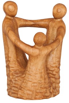 Cerchio della famiglia in ciliegio SA1069K (6 cm, naturale)