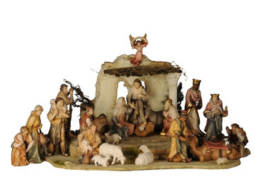 Stalla Orientale con statuine SA2895 (10 cm, colore)