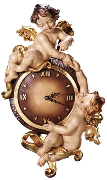 Wall - clock with Angel SA6100 (7,87", color)