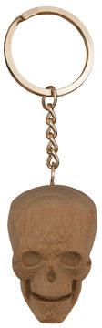 Schlüsselanhänger Skull Totenkopf Kirsche SA9403 (3 cm, natur)