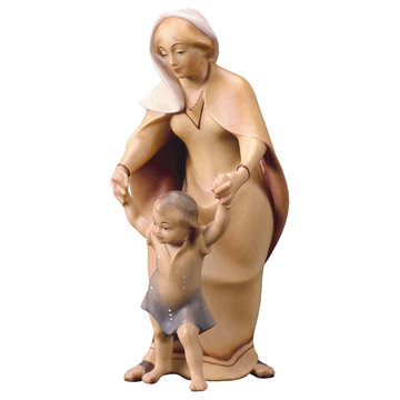 RE Contadina con bambino UP800013 (10 cm, colore)