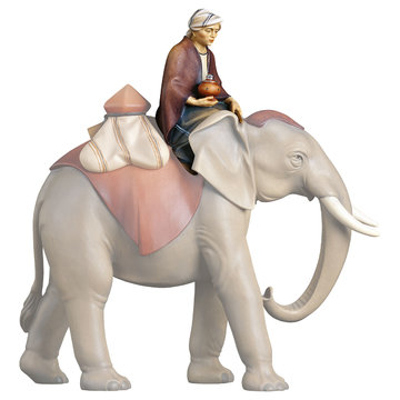 RE Elefantiere seduto UP800026 (10 cm, colore)