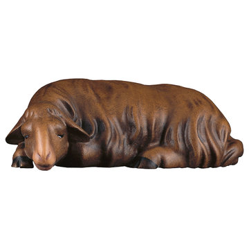 RE Pecora che dorme scura UP800139 (10 cm, colore)