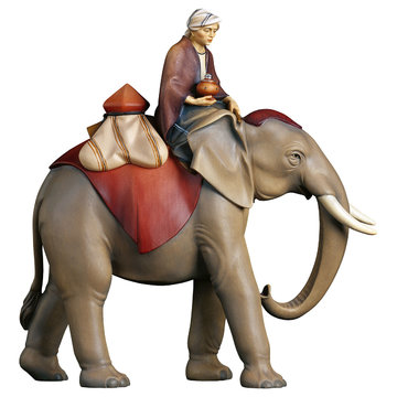RE Gruppo d. elefante con sella gioielli - 3 Pezzi UP800ELS (10 cm, colore)