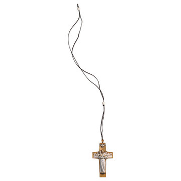 Kreuz Gute Hirte Halsband UP434400 (8 cm, lasiert)