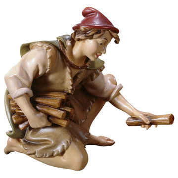 UL Pastore inginocchiato con legna UP700030 (10 cm, colore)